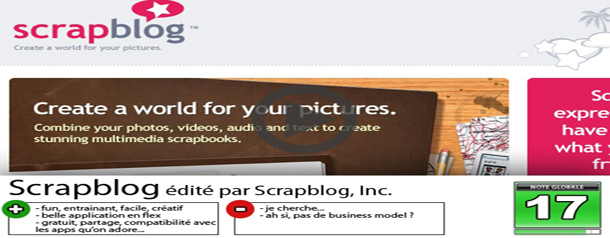Test Vidéo : Scrapblog, une application fun, créatrice, facile, pour tous, addictive... A ESSAYER !