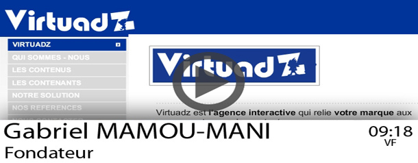 Interview Vidéo : Gabriel Mamou-Mani , l'advertgame débarque en France