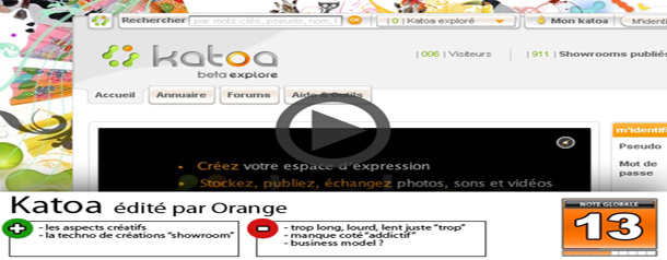 Test Vidéo : Katoa, le réseau social... ben kamoa