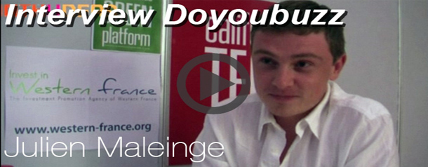 Interview vidéo : DoYouBuzz Julien Maleinge, le CV en ligne tout beau